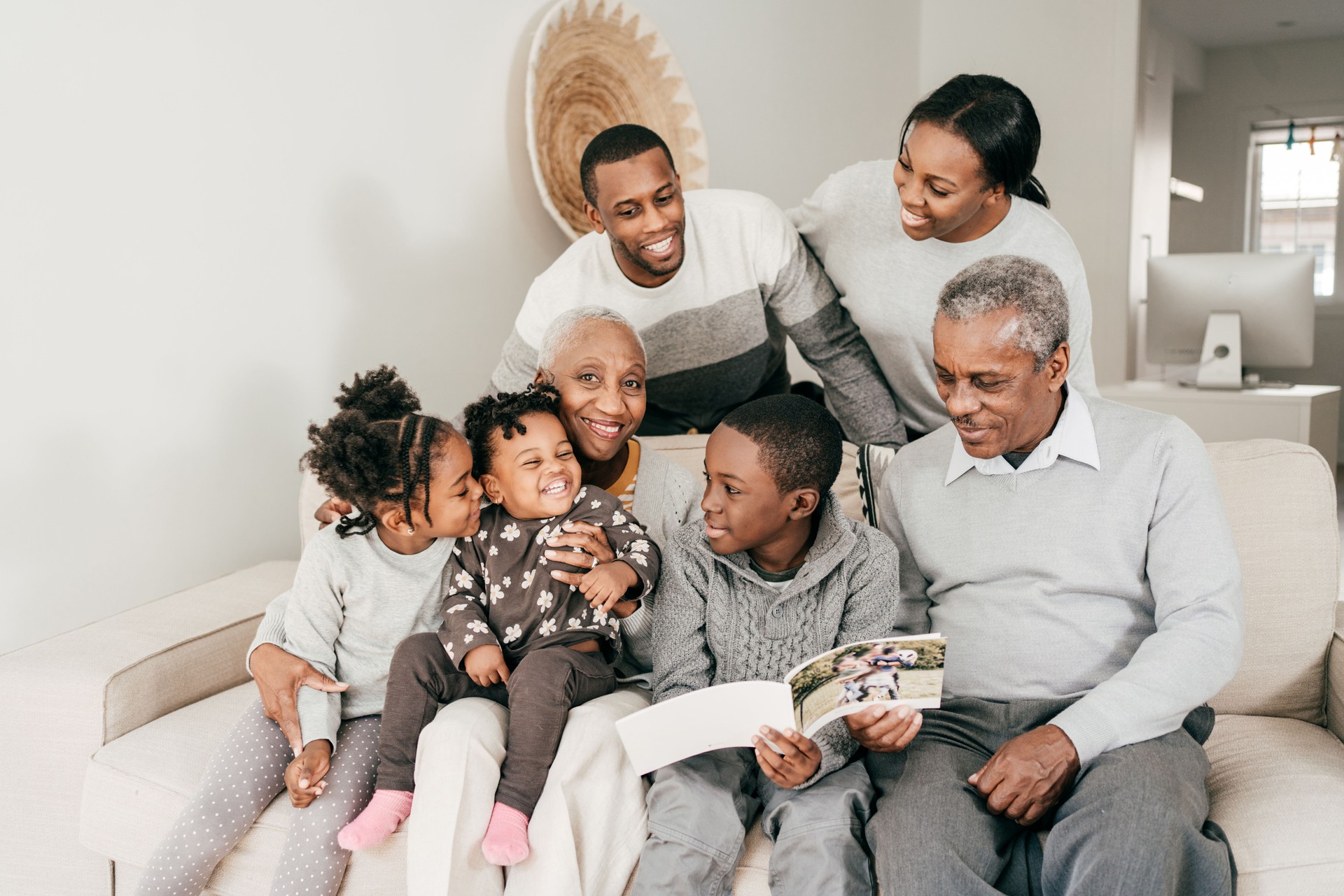 grandkids and grandparents spending time together